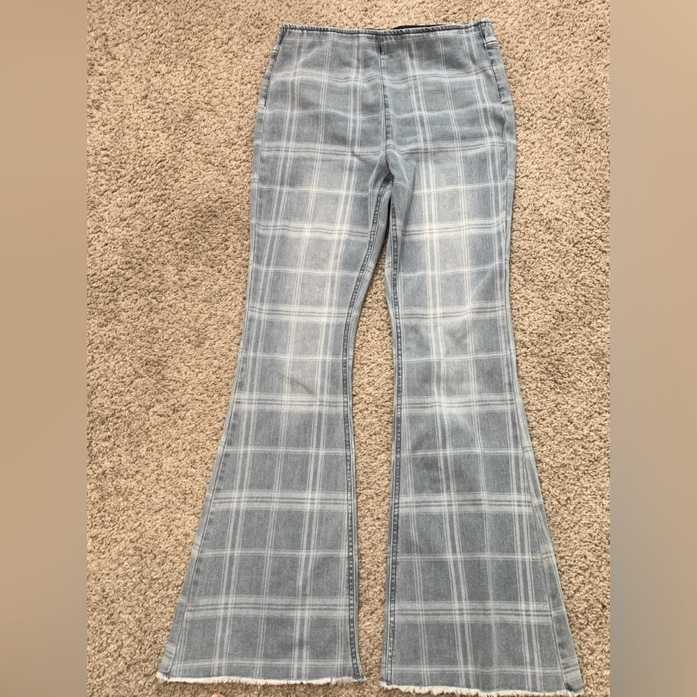 Bell Bottom Blue Jeans